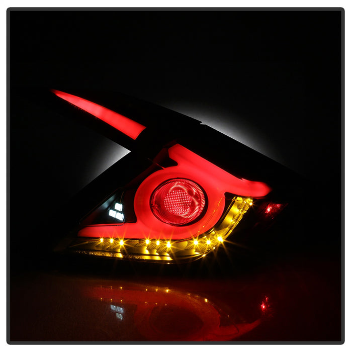 Spyder Auto 5086051 Light Bar LED Tail Lights; Black; - Truck Part Superstore