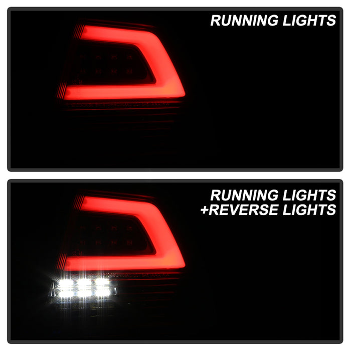 Spyder Auto 5086068 Light Bar LED Tail Lights; Version 2; Black; - Truck Part Superstore
