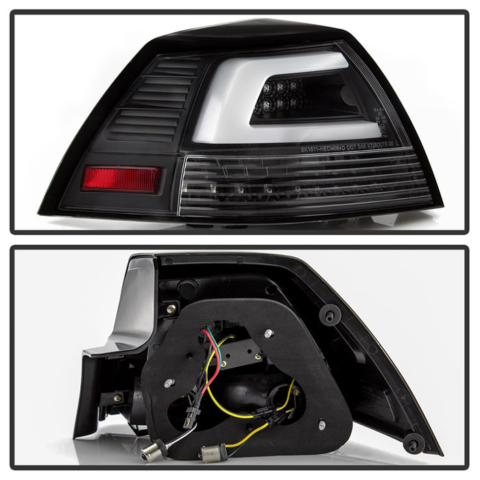 Spyder Auto 5086068 Light Bar LED Tail Lights; Version 2; Black; - Truck Part Superstore