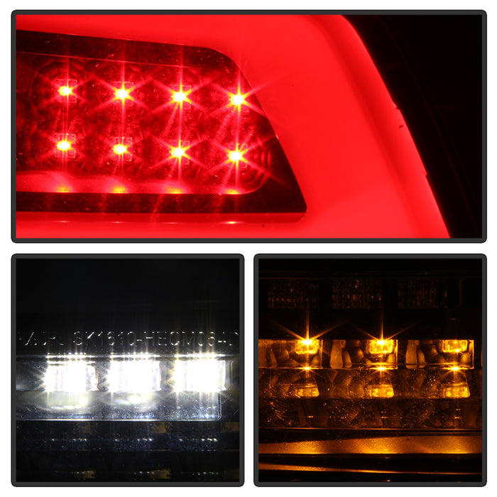 Spyder Auto 5086068 Light Bar LED Tail Lights; Version 2; Black; - Truck Part Superstore