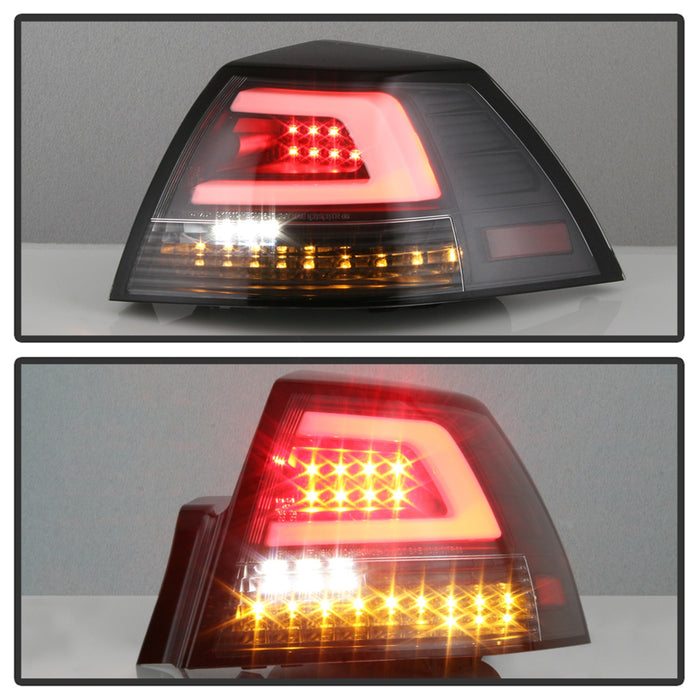 Spyder Auto 5086068 Light Bar LED Tail Lights; Version 2; Black; - Truck Part Superstore
