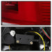 Spyder Auto 5086075 Light Bar LED Tail Lights; Version 2; Red Clear; - Truck Part Superstore