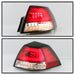 Spyder Auto 5086075 Light Bar LED Tail Lights; Version 2; Red Clear; - Truck Part Superstore