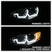 Spyder Auto 5086082 Projector Headlights; w/LED Sequential Turn Signal Lights; H1; Chrome; - Truck Part Superstore