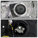 Spyder Auto 5086082 Projector Headlights; w/LED Sequential Turn Signal Lights; H1; Chrome; - Truck Part Superstore