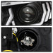 Spyder Auto 5086099 Projector Headlights; w/LED Sequential Turn Signal Lights; H1; Black; - Truck Part Superstore