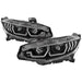 Spyder Auto 5086099 Projector Headlights; w/LED Sequential Turn Signal Lights; H1; Black; - Truck Part Superstore