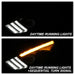 Spyder Auto 5086105 Projector Headlights; w/Sequential Turn Signal Light Bar; H1/H7; Black; - Truck Part Superstore