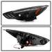 Spyder Auto 5086105 Projector Headlights; w/Sequential Turn Signal Light Bar; H1/H7; Black; - Truck Part Superstore