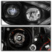 Spyder Auto 5086105 Projector Headlights; w/Sequential Turn Signal Light Bar; H1/H7; Black; - Truck Part Superstore