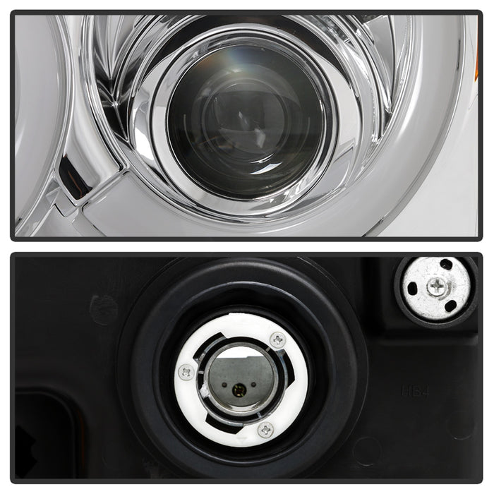 Spyder Auto 5086112 Light Bar Projector Headlights; Chrome; - Truck Part Superstore