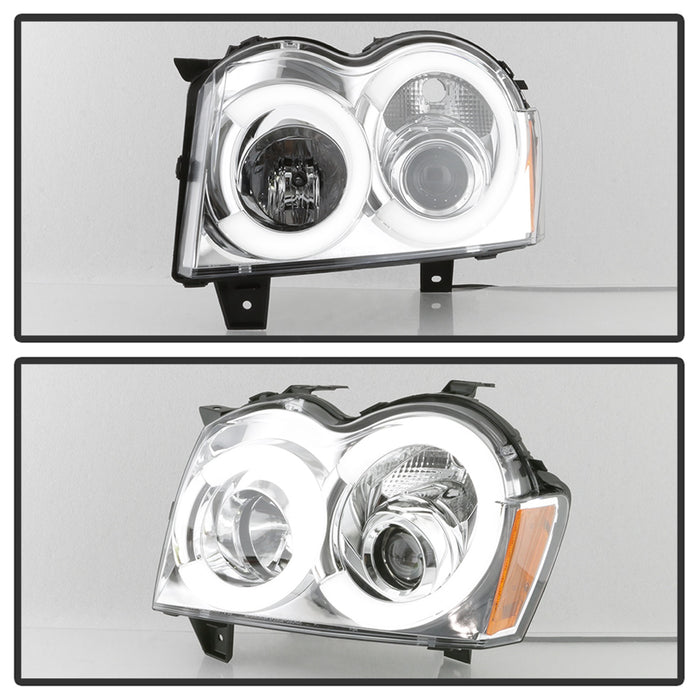 Spyder Auto 5086112 Light Bar Projector Headlights; Chrome; - Truck Part Superstore