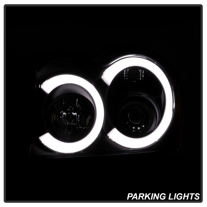 Spyder Auto 5086129 Light Bar Projector Headlights; Black; - Truck Part Superstore