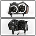 Spyder Auto 5086129 Light Bar Projector Headlights; Black; - Truck Part Superstore