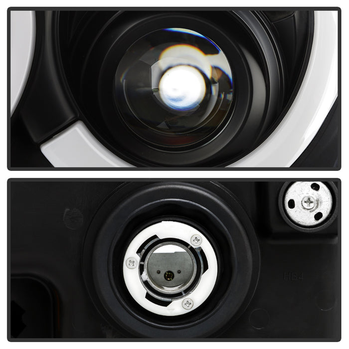 Spyder Auto 5086129 Light Bar Projector Headlights; Black; - Truck Part Superstore