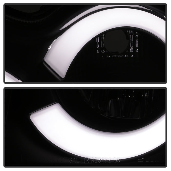 Spyder Auto 5086129 Light Bar Projector Headlights; Black; - Truck Part Superstore