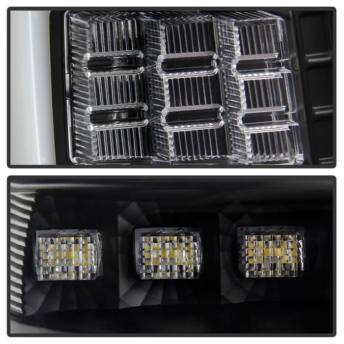 Spyder Auto 5086143 Light Bar LED Tail Lights; Version 3; Black; - Truck Part Superstore