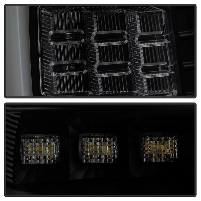 Spyder Auto 5086150 Light Bar LED Tail Lights; Version 3; Black Smoke; - Truck Part Superstore