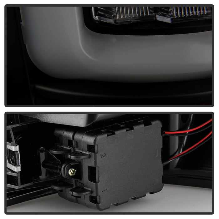 Spyder Auto 5086150 Light Bar LED Tail Lights; Version 3; Black Smoke; - Truck Part Superstore