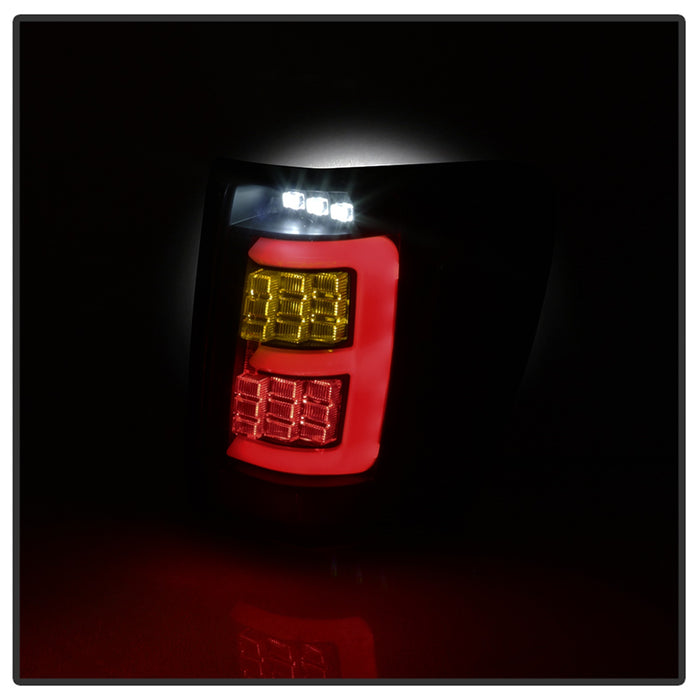 Spyder Auto 5086150 Light Bar LED Tail Lights; Version 3; Black Smoke; - Truck Part Superstore