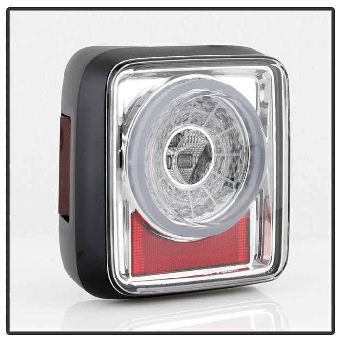 Spyder Auto 5086167 Full LED Tail Lights; w/Sequential Turn Signal; Chrome; - Truck Part Superstore