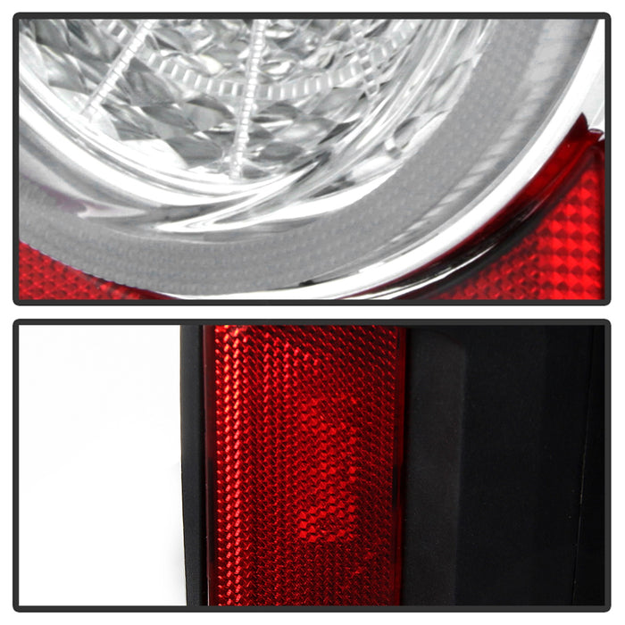Spyder Auto 5086167 Full LED Tail Lights; w/Sequential Turn Signal; Chrome; - Truck Part Superstore