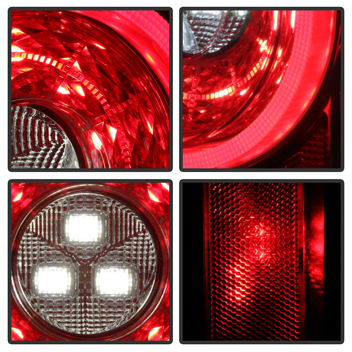 Spyder Auto 5086167 Full LED Tail Lights; w/Sequential Turn Signal; Chrome; - Truck Part Superstore