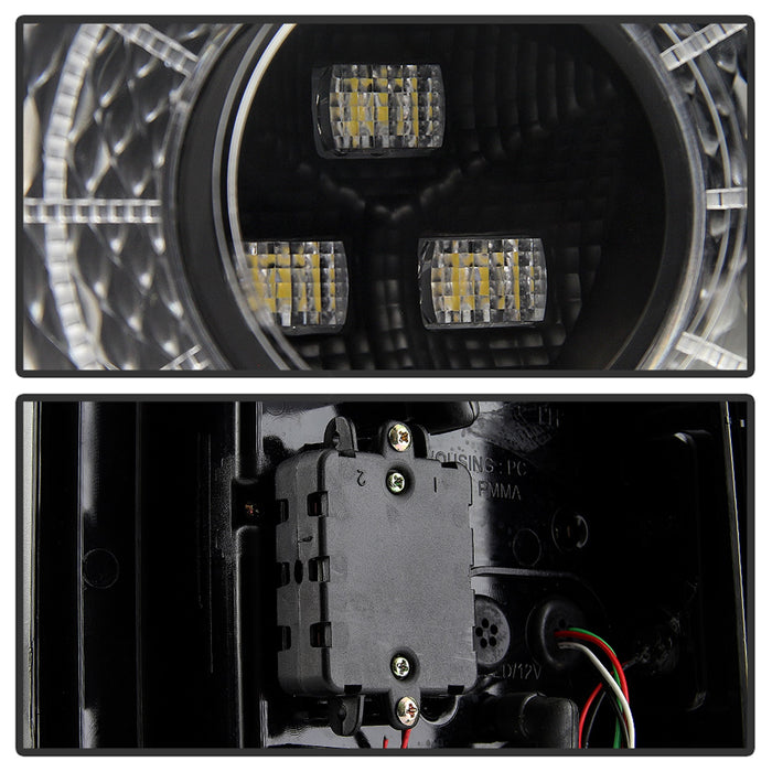 Spyder Auto 5086174 Full LED Tail Lights; w/Sequential Turn Signal; Black; - Truck Part Superstore