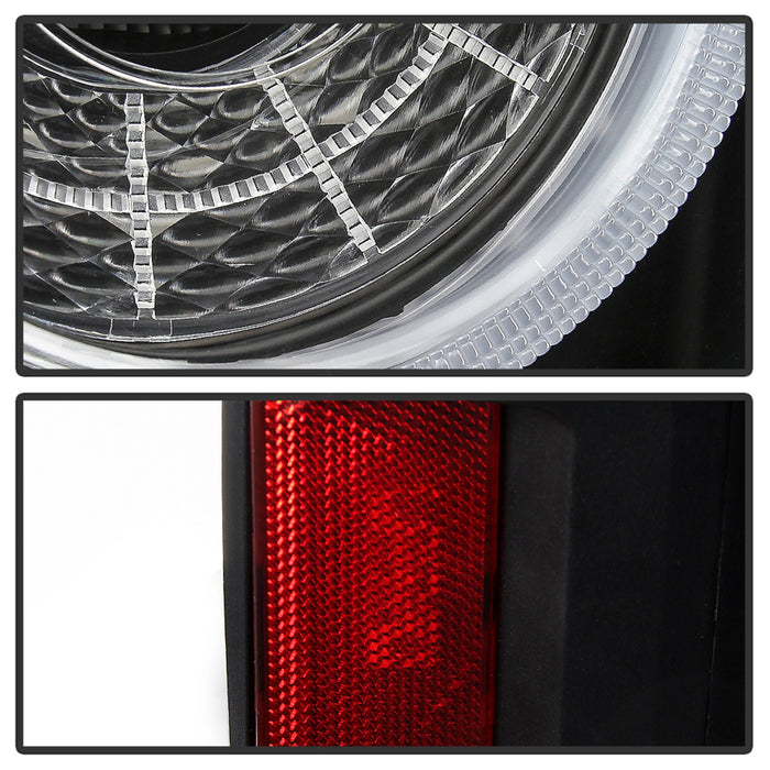 Spyder Auto 5086174 Full LED Tail Lights; w/Sequential Turn Signal; Black; - Truck Part Superstore