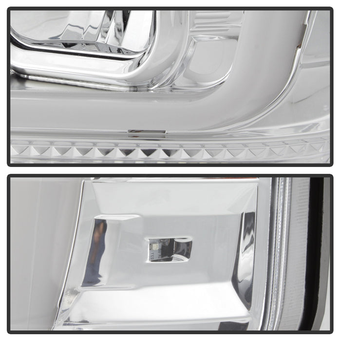 Spyder Auto 5086211 Projector Headlights; Version 2; Chrome; Incl. Low Beam-H7/High Beam-H1; - Truck Part Superstore