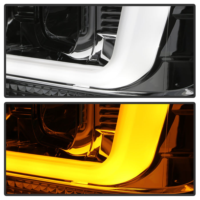 Spyder Auto 5086211 Projector Headlights; Version 2; Chrome; Incl. Low Beam-H7/High Beam-H1; - Truck Part Superstore