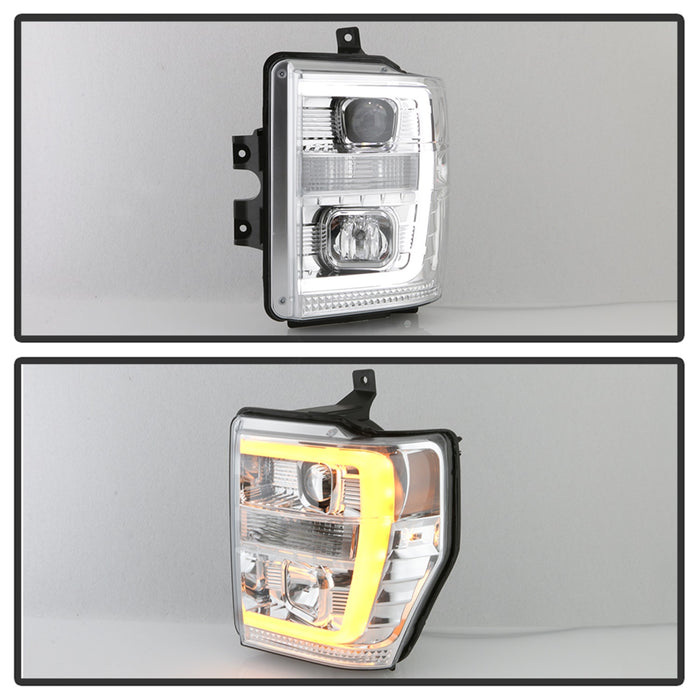 Spyder Auto 5086211 Projector Headlights; Version 2; Chrome; Incl. Low Beam-H7/High Beam-H1; - Truck Part Superstore