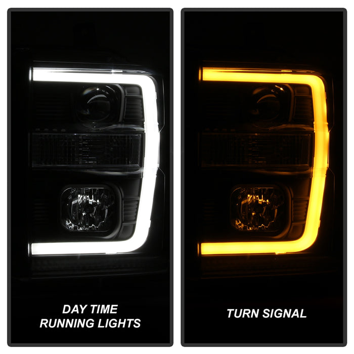 Spyder Auto 5086228 Projector Headlights; Version 2; Black; Incl. Low Beam-H7/High Beam-H1; - Truck Part Superstore
