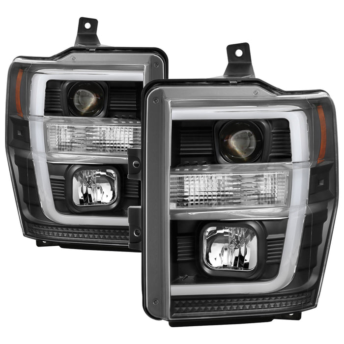 Spyder Auto 5086228 Projector Headlights; Version 2; Black; Incl. Low Beam-H7/High Beam-H1; - Truck Part Superstore