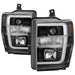 Spyder Auto 5086228 Projector Headlights; Version 2; Black; Incl. Low Beam-H7/High Beam-H1; - Truck Part Superstore