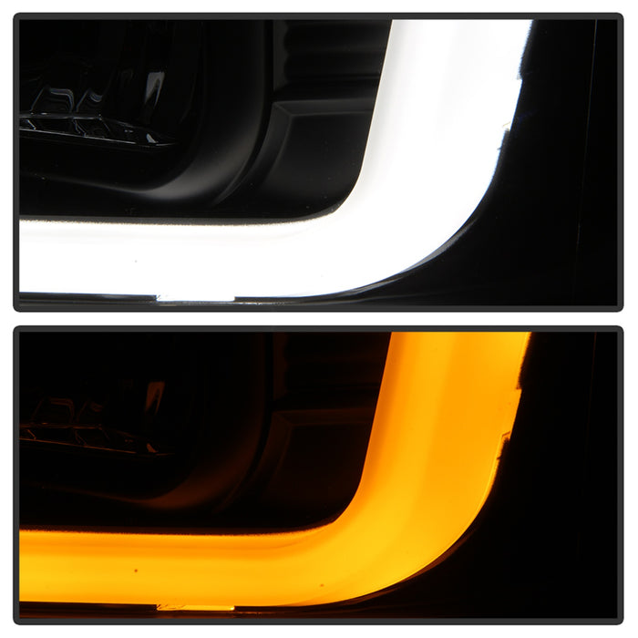Spyder Auto 5086228 Projector Headlights; Version 2; Black; Incl. Low Beam-H7/High Beam-H1; - Truck Part Superstore
