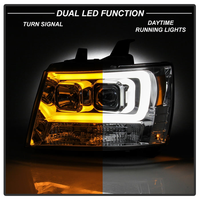Spyder Auto 5086235 Projector Headlights; Version 2; Chrome; - Truck Part Superstore