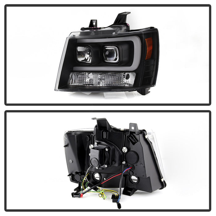 Spyder Auto 5086242 Projector Headlights; Version 2; Black; - Truck Part Superstore