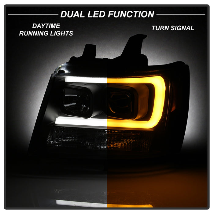 Spyder Auto 5086242 Projector Headlights; Version 2; Black; - Truck Part Superstore