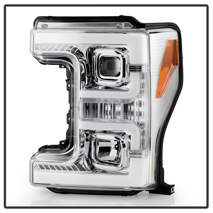 Spyder Auto 5086273 Projector Headlights; Incl. Low Beam-H7/High Beam-H1/Signal-LED; Chrome; - Truck Part Superstore