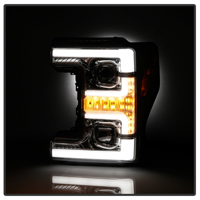 Spyder Auto 5086273 Projector Headlights; Incl. Low Beam-H7/High Beam-H1/Signal-LED; Chrome; - Truck Part Superstore