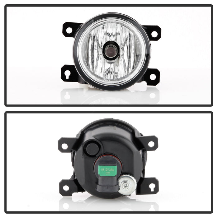 Spyder Auto 5086303 OEM Fog Lights; w/OEM Switch; Clear; - Truck Part Superstore