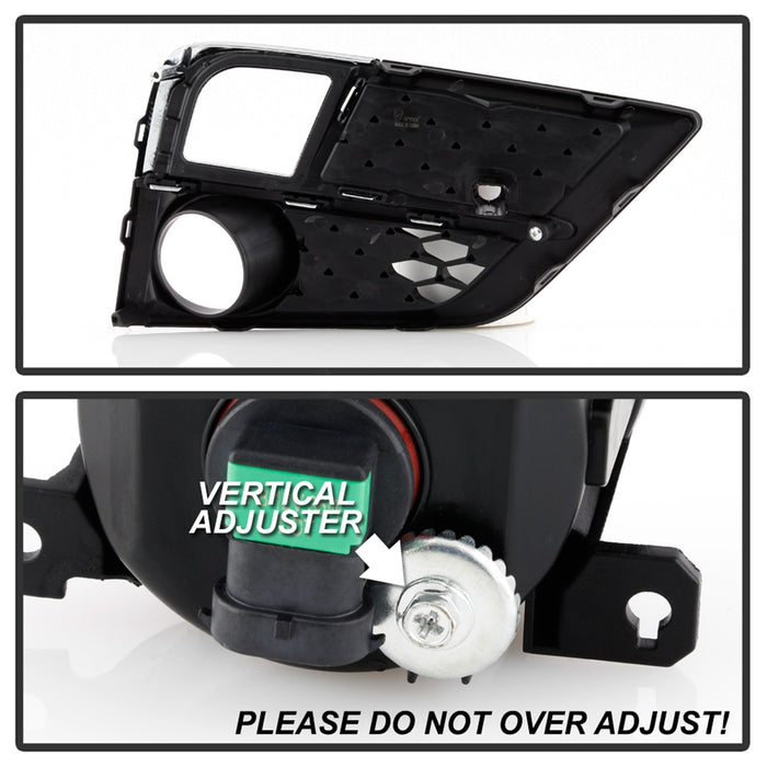 Spyder Auto 5086303 OEM Fog Lights; w/OEM Switch; Clear; - Truck Part Superstore