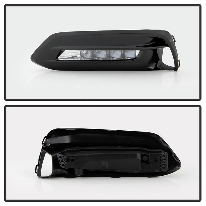 Spyder Auto 5086310 LED Fog Lights; w/OEM Switch; Clear; - Truck Part Superstore