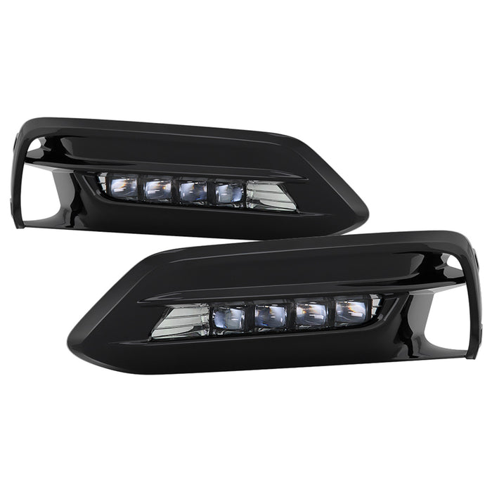 Spyder Auto 5086310 LED Fog Lights; w/OEM Switch; Clear; - Truck Part Superstore