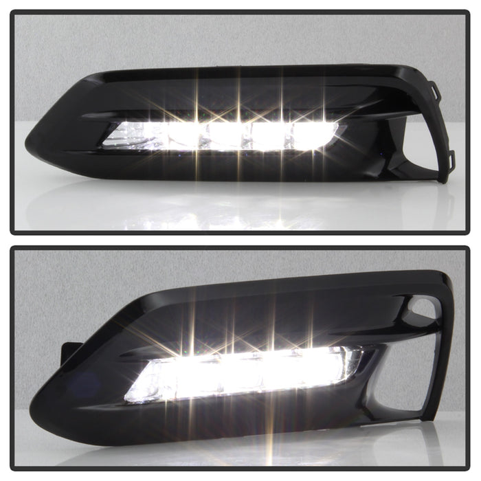 Spyder Auto 5086310 LED Fog Lights; w/OEM Switch; Clear; - Truck Part Superstore