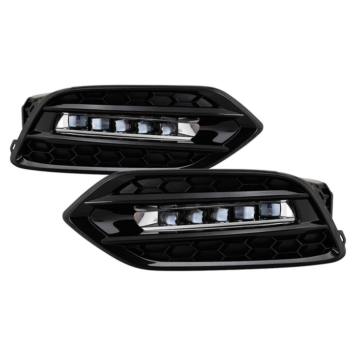Spyder Auto 5086327 LED Fog Lights; w/OEM Switch; Clear; - Truck Part Superstore