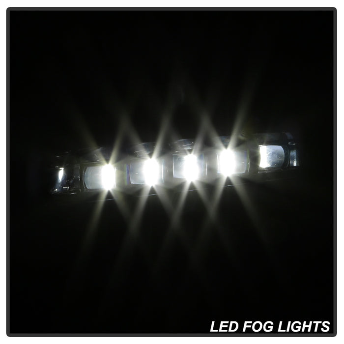 Spyder Auto 5086327 LED Fog Lights; w/OEM Switch; Clear; - Truck Part Superstore