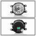 Spyder Auto 5086334 OEM Fog Lights; w/OEM Switch; Clear; - Truck Part Superstore