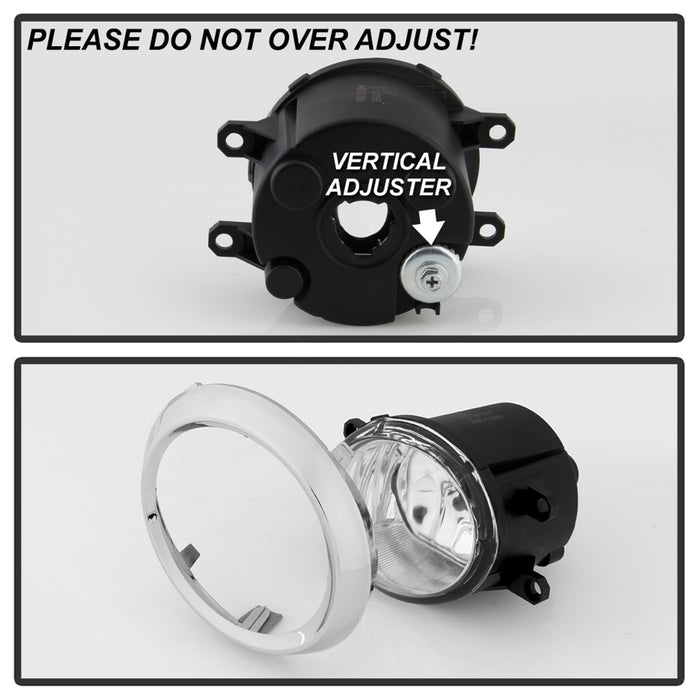 Spyder Auto 5086341 OEM Fog Lights; w/OEM Switch; Clear; - Truck Part Superstore